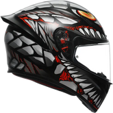 AGV K1 S Helmet - Lyzard - Matte Black/Gray/Red - Small 2118394003-044-S